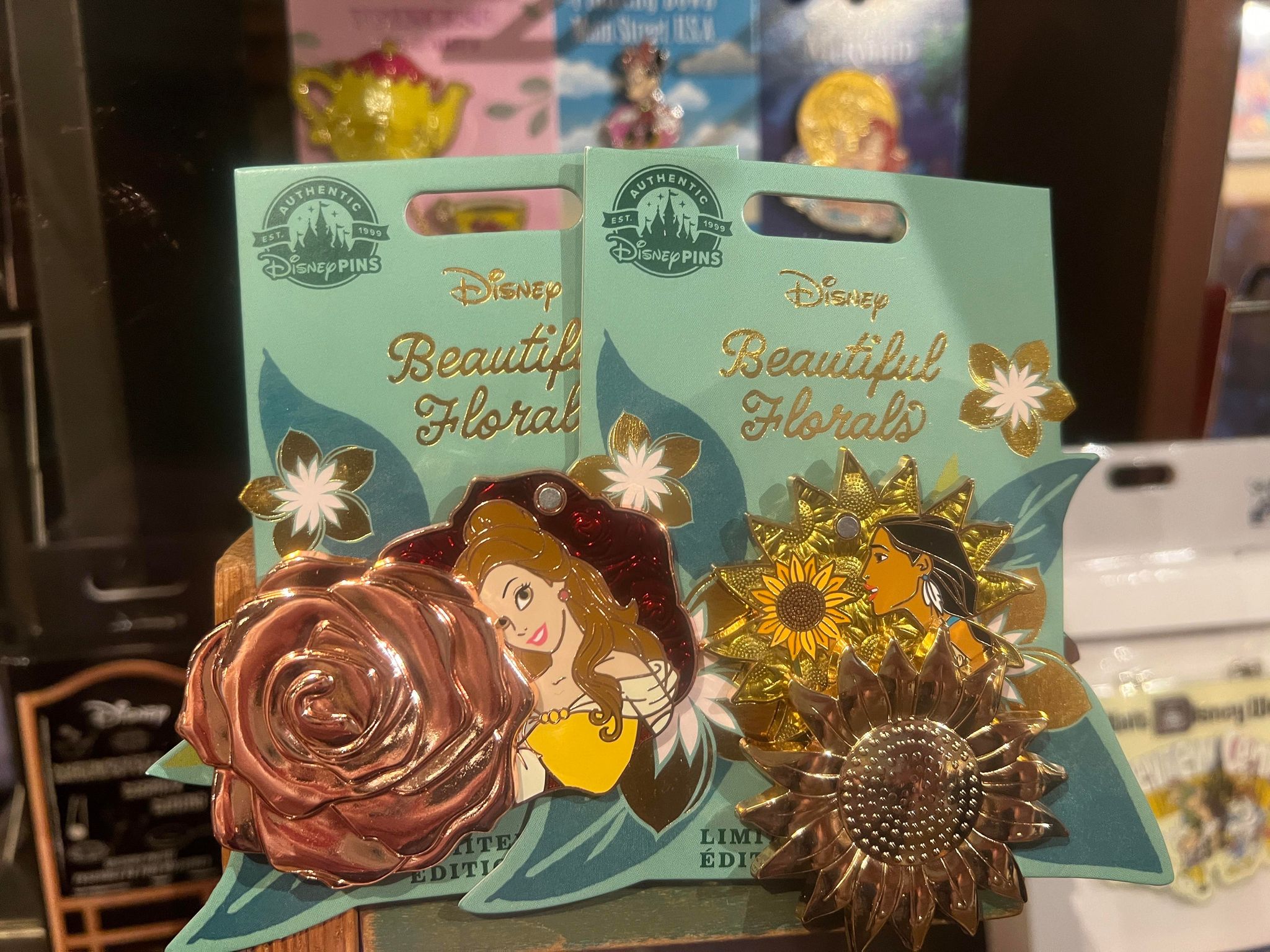New, Limited-Edition Pins Arrive at Disney's Animal Kingdom, Including  Mardi Gras and Floral Princess Designs! 